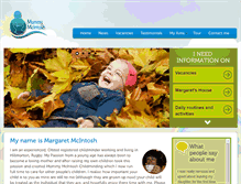 Tablet Screenshot of mummymcintosh.com